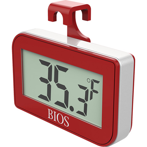 Fridge/Freezer Thermometer, Non-Contact, Digital, -4-122°F (-20-50°C) Moffatt Supply & Specialties