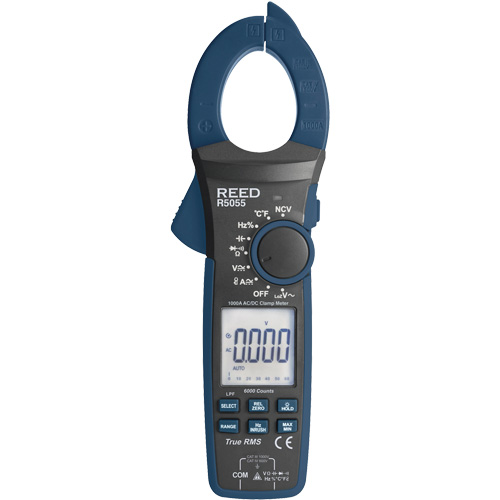True RMS Digital Clamp Meter, AC/DC Voltage, AC/DC Current Moffatt Supply & Specialties
