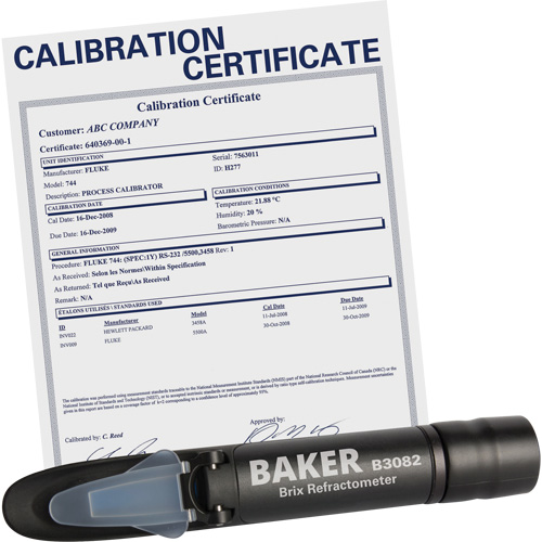 R&eacute;fractom&egrave;tre avec certificat ISO, Analogue (verre-regard)-Num&eacute;rique, Br Moffatt Supply & Specialties