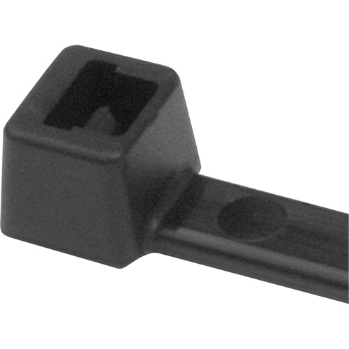 PA66 Cable Ties, 5-1/2" Long, 18 lbs. Tensile Strength, Black Moffatt Supply & Specialties