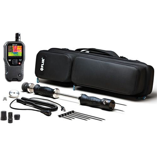 Ensemble d'imagerie professionnelle de l'humidit&eacute; avec marteau & sonde de cavit&eacute; murale, Gamme d'humidit&eacute; 7 - 100%, Gamme de temp&eacute;rature 32°- 122° F ( 0° - 50° C ) Moffatt Supply & Specialties