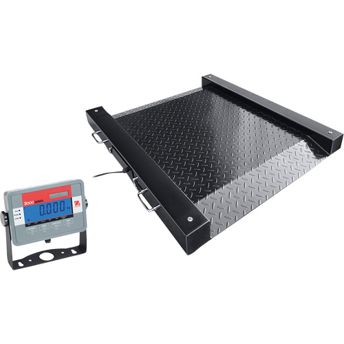 DEFENDER Floor Scale, 1000 lbs. Capacity, 30" L x 30" W Moffatt Supply & Specialties
