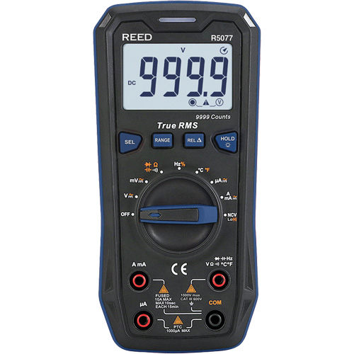 True RMS 1000V Digital Multimeter, AC/DC Voltage, AC/DC Current Moffatt Supply & Specialties