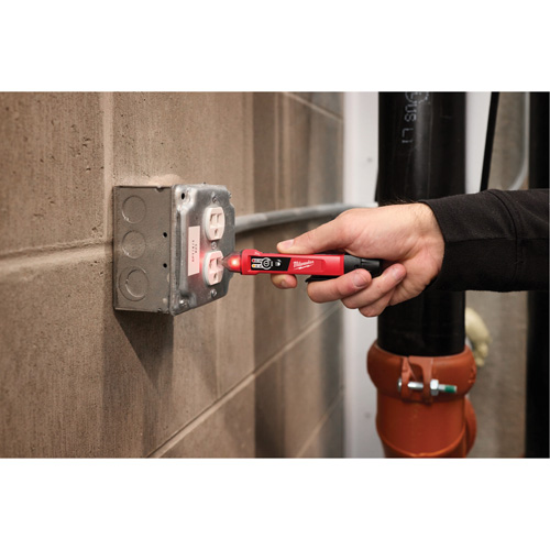 Dual Range Non-Contact Voltage Detector with LED, 12 V - 49 V/50 V - 1000 V, Display & Sound Alert Moffatt Supply & Specialties
