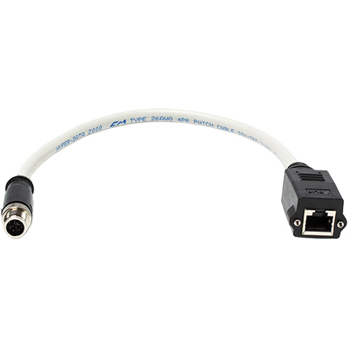 C&acirc;ble ethernet M12 &agrave; RJ45F Moffatt Supply & Specialties