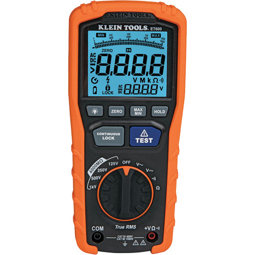 Insulation Resistance Tester, Digital Moffatt Supply & Specialties