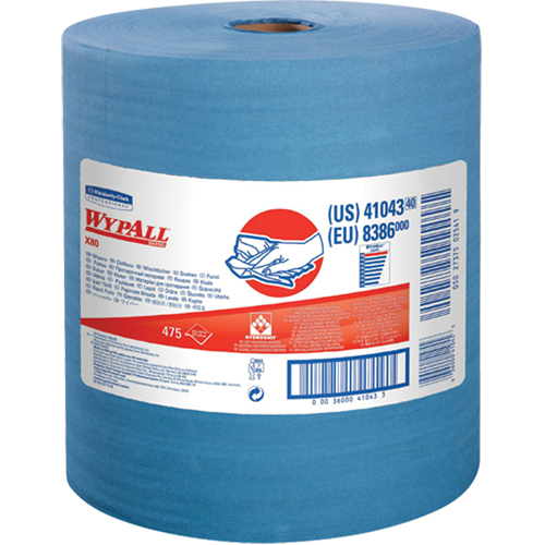Chiffons X80, Robuste, 13-2/5' lo x 12-1/2" la Moffatt Supply & Specialties