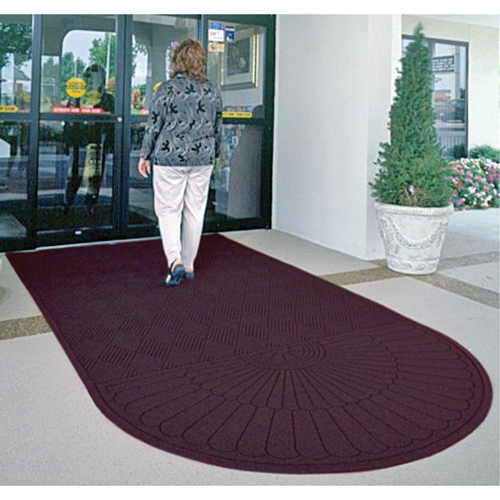 Tapis Waterhog Eco, Essuie-pieds/grattoir, 3' x 10' x 3/8", Marron Moffatt Supply & Specialties