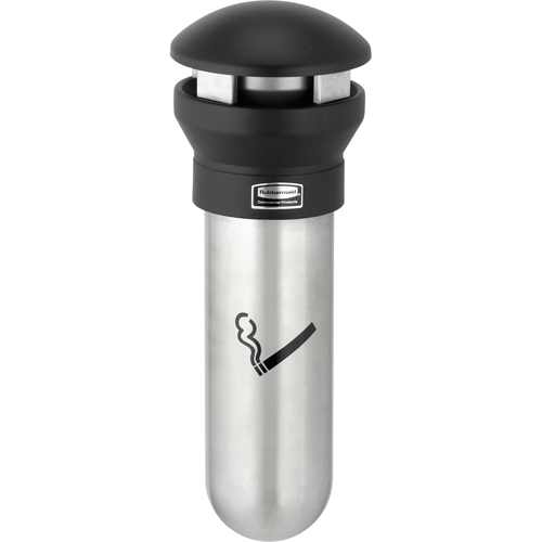 Solutions pour la gestion des m&eacute;gots de cigarettes Infinity, Montage mural, M&eacute;tal, Capacit&eacute; 0,60 gal./0,60 gal. US, Hauteur 18" Moffatt Supply & Specialties