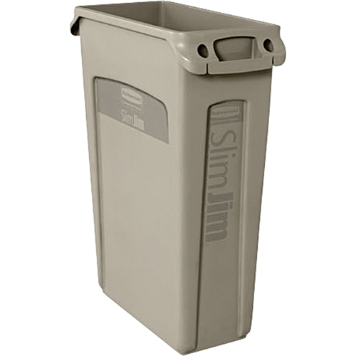 Contenants Slim Jim a/canaux de ventilation, Plastique, 23 gal. US Moffatt Supply & Specialties