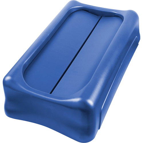Couvercle pour contenant &agrave; dechets Slim Jim, Couvercle &agrave; battant, Plastique, Convient aux contenants  Moffatt Supply & Specialties