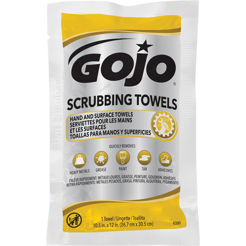 Scrubbing Towels, 80 Wipes, 12-1/4" x 10-1/2" Moffatt Supply & Specialties