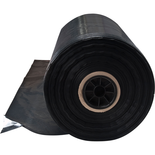 Garbage Bags, 3X Strong, 35" W x 49" L, 3 mils, Black Moffatt Supply & Specialties