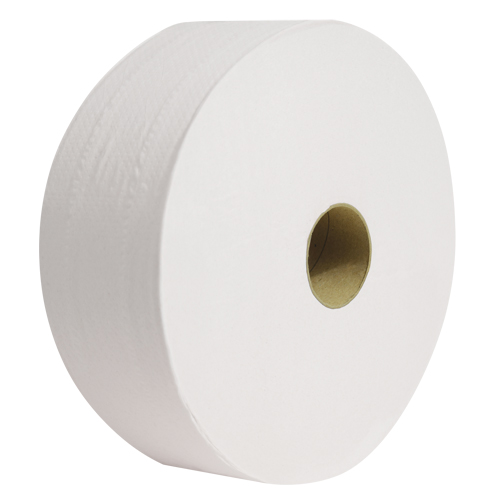 Pro Perform Toilet Paper, Jumbo Roll, 2 Ply, 1400' Length, White Moffatt Supply & Specialties