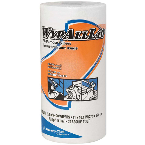 L40 Disposable Towels, All-Purpose, 11" L x 10-1/2"/10-2/5" W Moffatt Supply & Specialties