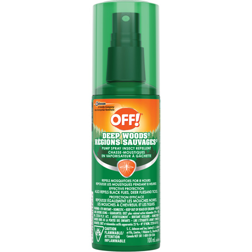 OFF! Deep Woods&reg; Insect Repellent, 25% DEET, Spray, 100 ml Moffatt Supply & Specialties
