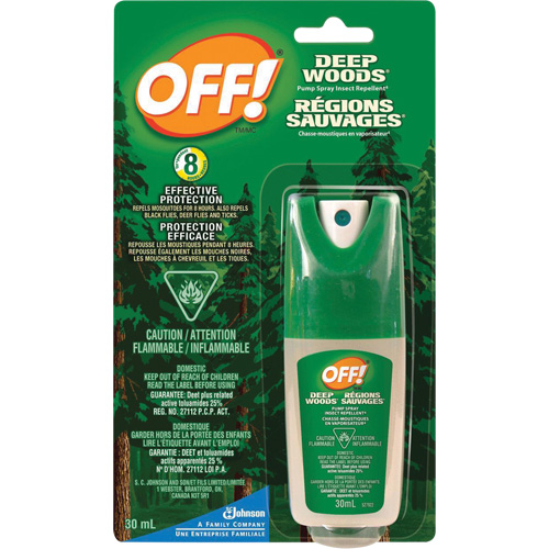 OFF! Deep Woods&reg; Insect Repellent, 25% DEET, Spray, 30 ml Moffatt Supply & Specialties