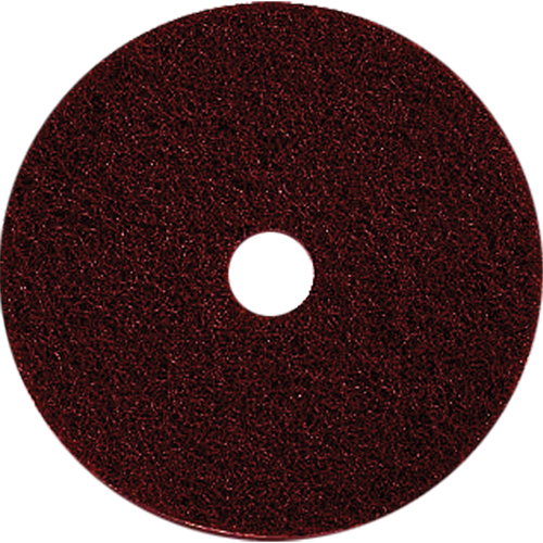 Tampons pour l'entretien des planchers, 17", D&eacute;capant, Brun Moffatt Supply & Specialties