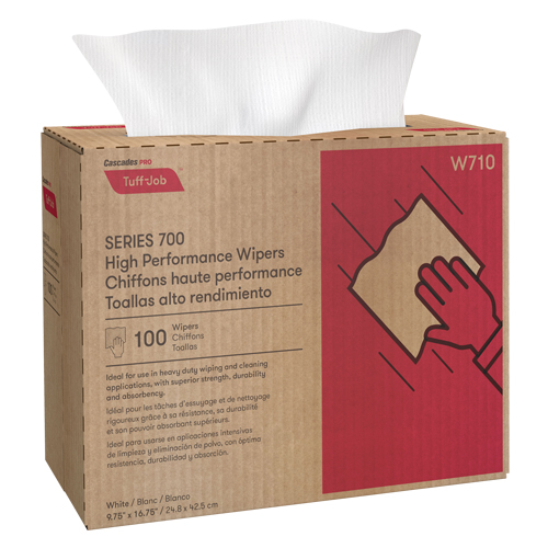 Chiffons Pro Tuff-Job, Robuste, 9-3/4" lo x 16-1/4" la Moffatt Supply & Specialties