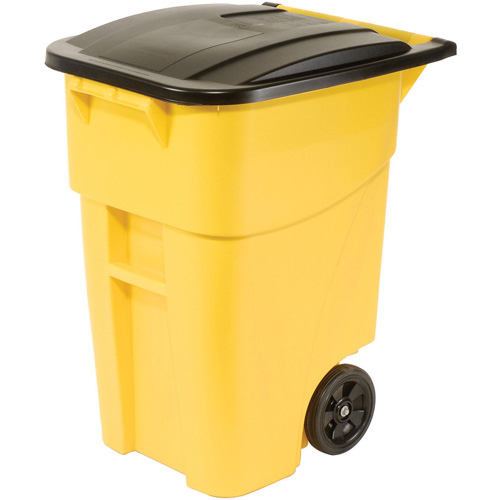 Contenant roulant BRUTE, Bord de rue, Plastique, 50 gal. US Moffatt Supply & Specialties