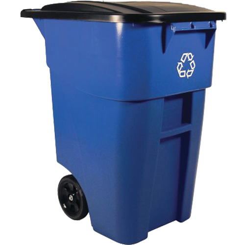 Contenant roulant BRUTE, De bureau, Plastique, 50 gal. US Moffatt Supply & Specialties