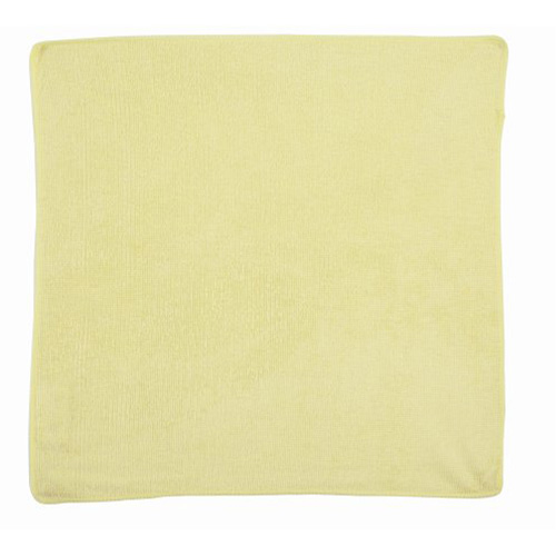 Light-Duty Cleaning Cloth, Microfibre, Yellow Moffatt Supply & Specialties