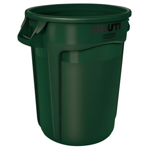 Vented Brute&reg; Waste Container, Plastic, 32 US gal. Moffatt Supply & Specialties