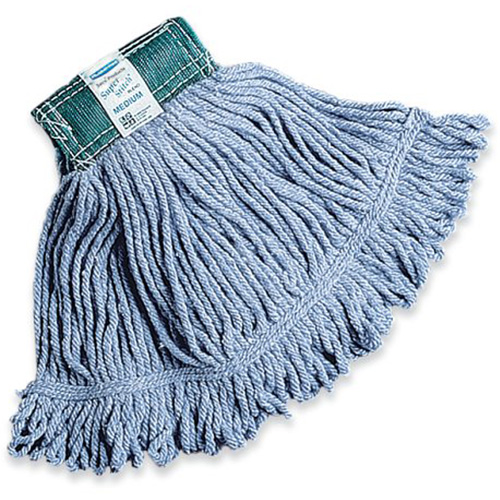 Super Stitch Wet Mop, Floor Finishing, Cotton/Yarn, 15.7 oz., Loop Style Moffatt Supply & Specialties
