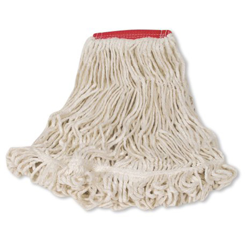 Super Stitch Wet Mop, Floor Finishing, Cotton/Yarn, 21 oz., Loop Style Moffatt Supply & Specialties