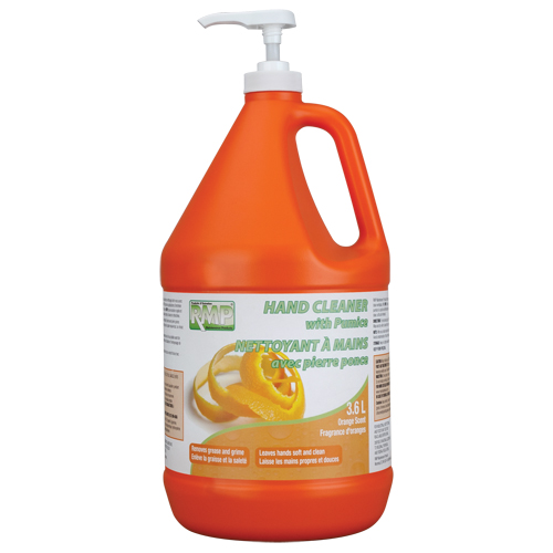 Orange Hand Cleaner, Pumice, 3.6 L, Jug, Orange Moffatt Supply & Specialties