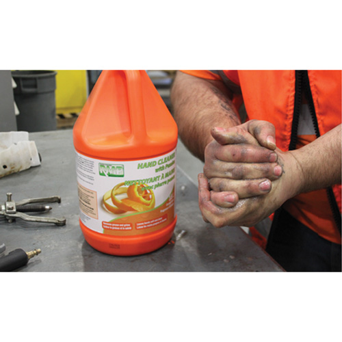 Orange Hand Cleaner, Pumice, 3.6 L, Jug, Orange Moffatt Supply & Specialties