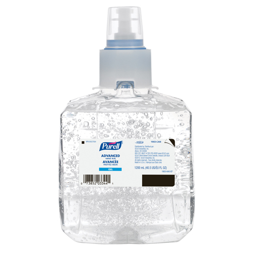 D&eacute;sinfectant pour les mains avanc&eacute; LTX-12, 1200 ml, Cartouche de recharge, 70 % alcool Moffatt Supply & Specialties