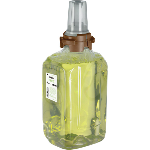 Savon mousse de douche et pour les mains pour distributeur ADX-12 de GOJO, 1250 ml, Gingembre et agrumes, Cartouche en plastique Moffatt Supply & Specialties