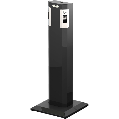Cendrier sur socle, Sur pied, M&eacute;tal, Capacit&eacute; 1,6 gal. US, Hauteur 41-1/2" Moffatt Supply & Specialties