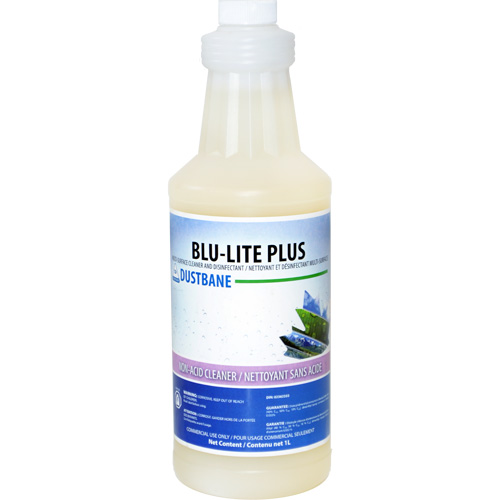 Nettoyant et d&eacute;sinfectant pour surfaces multiples Blu-Lite Plus, 1 L, Bouteille Moffatt Supply & Specialties