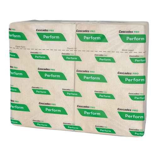 Serviettes enchev&ecirc;tr&eacute;es Pro Perform, 1 pli, 4,25" x 6,5" Moffatt Supply & Specialties