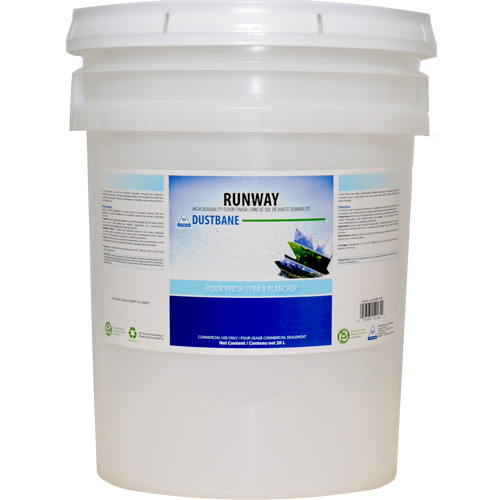 Runway High-Durability Floor Finish, 20 L, Drum Moffatt Supply & Specialties