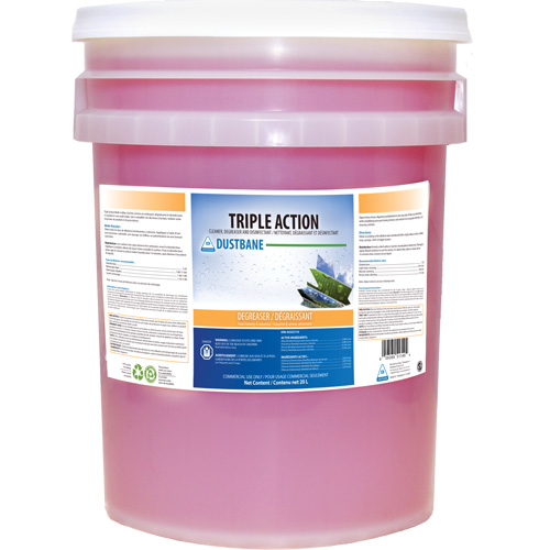 Nettoyant et d&eacute;graissant d&eacute;sinfectant Triple Action, 20 L, Seau Moffatt Supply & Specialties