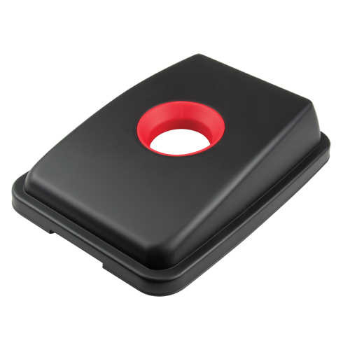 Classification des d&eacute;chets - couvercle, Couvercle ouvert, Plastique, Convient aux contenants  Moffatt Supply & Specialties