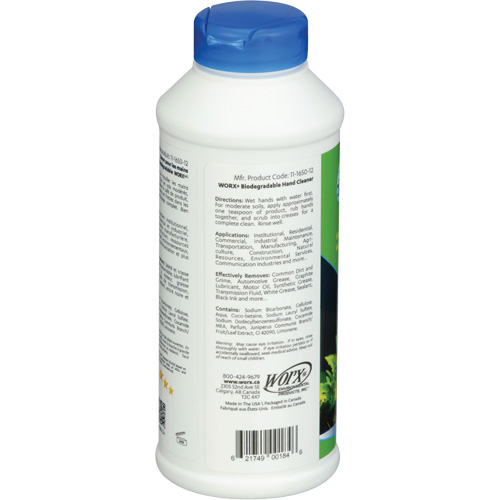 Biodegradable Hand Cleaner, Powder, 0.406 lbs., Bottle, Scented Moffatt Supply & Specialties