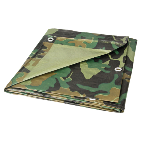 B&acirc;che, Robuste, Camouflage, 6' x 8' x 6 mils Moffatt Supply & Specialties