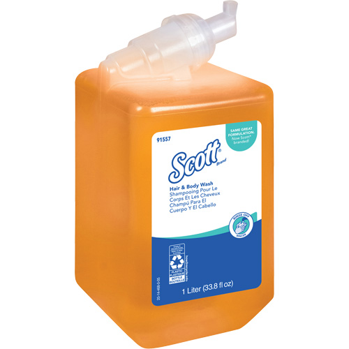 Scott&reg; Essential Hair and Body Wash, 1000 ml, Fresh Scent, Bottle Moffatt Supply & Specialties