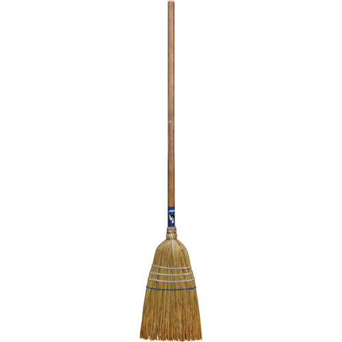 Industrial Corn Broom, 3-String, Wood Handle Moffatt Supply & Specialties