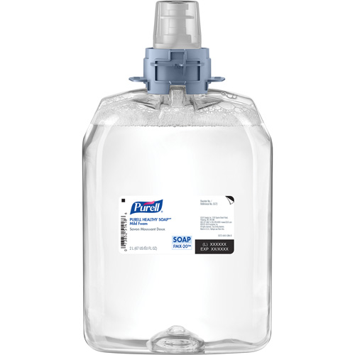 Savon doux pour les mains FMX-20 Healthy Soap, Mousse, 2 L, Sans parfum Moffatt Supply & Specialties