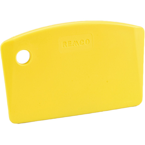 Mini Scraper, Yellow, 5-1/4" W x 7-3/10" L Moffatt Supply & Specialties