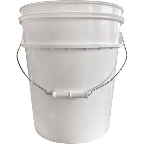 Pail with Lid, Plastic, 5.25 gal. Moffatt Supply & Specialties