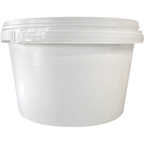 Pail with Lid, Plastic, 1.03 gal. Moffatt Supply & Specialties