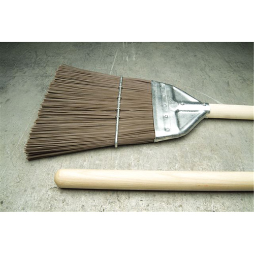 Railroad Broom, Wood Handle, Polypropylene Bristles, 55" L Moffatt Supply & Specialties
