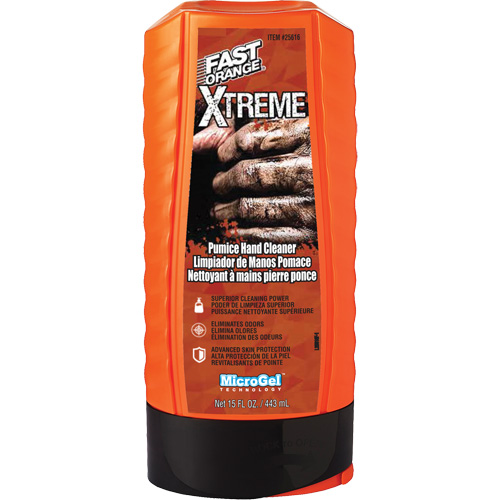 Nettoyant professionnel pour les mains Xtreme, Pierre ponce, 443 ml, Bouteille, Orange Moffatt Supply & Specialties