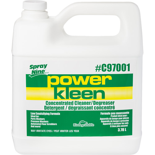 Produit nettoyant pour nettoyeur de pi&egrave;ces Power Kleen, 4 L, Cruche Moffatt Supply & Specialties